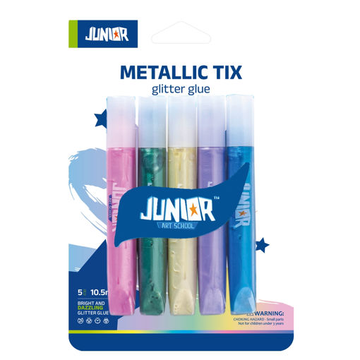 Picture of METALLIC GLUE PASTEL COLOURS 5 PACK